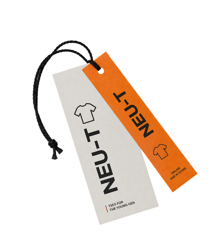 NEU-T clothing hang tags